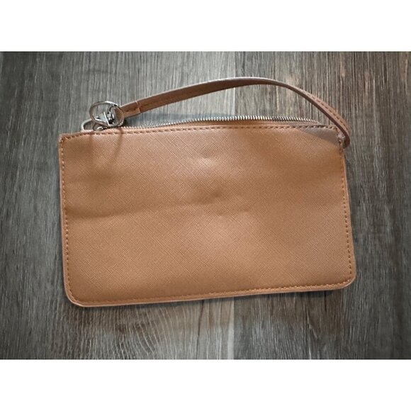 Sondra Roberts SR2 Light Tan Mini Wristlet Purse - Picture 2 of 4